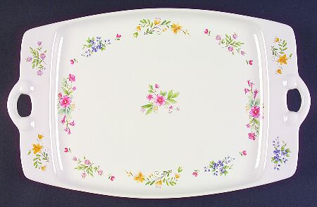 Meadow Lane 14" Rectangular Serving Platter by Pfaltzgraff