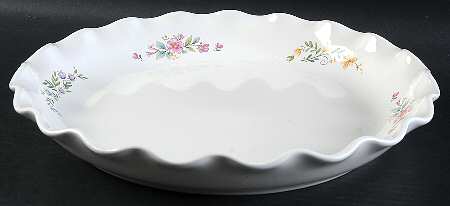 Meadow Lane Large Round Fluted Dish aka Chip/Dip Plate by Pfaltzgraff