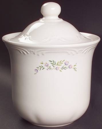 Meadow Lane Small Canister & Lid by Pfaltzgraff