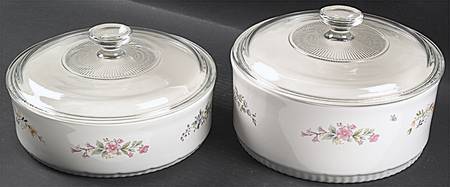 Meadow Lane 4-Piece Bakeware Set (2 Bakers with Lids)