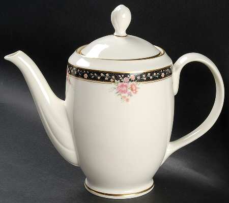 Midnight Bouquet Coffee Pot & Lid