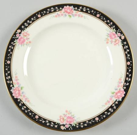 Midnight Bouquet Salad Plate