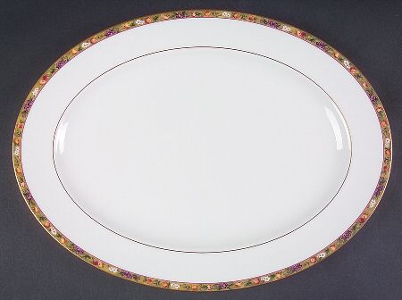 Minuet 14" Oval Serving Platter