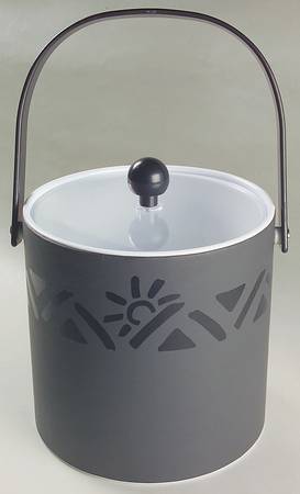 Midnight Sun Plastic Ice Bucket & Lid