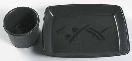 Midnight Sun Individual Dipper Set (Bowl and Tray)
