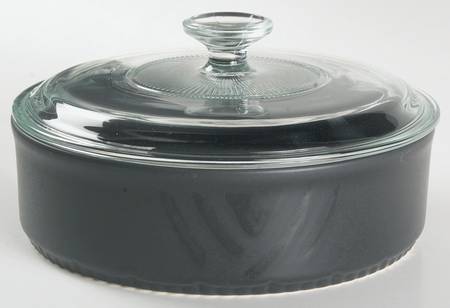 Midnight Sun 1.5 Quart Round Covered Baker