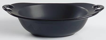 Midnight Sun 9" Nesting Handled Oval  Serving Bowl
