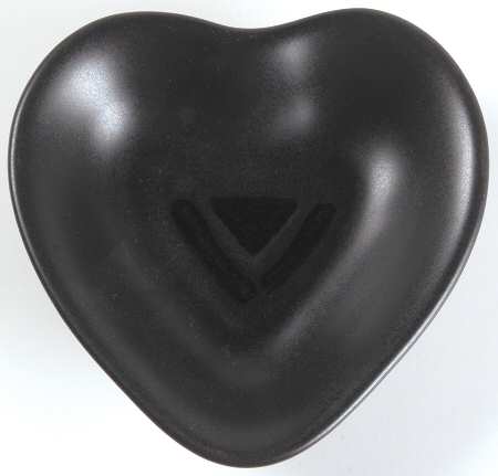 Midnight Sun Heart Shaped Dish