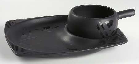 Midnight Sun Snack Set with 11" (SNTR11) Tray & Stick Handle Soup (SOH)