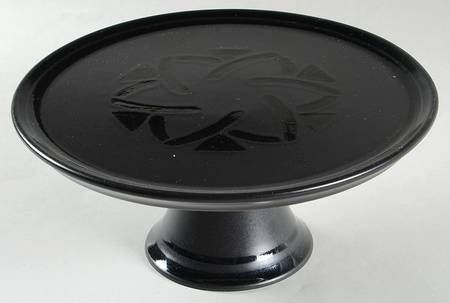 Midnight Sun 9" Diameter Pedestal Cake Stand
