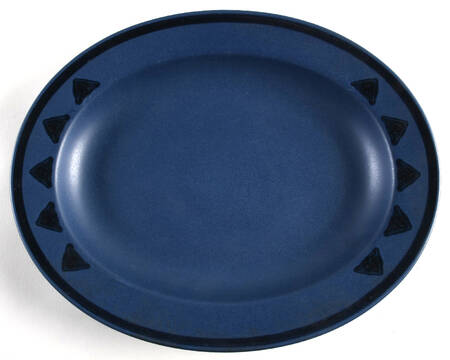 Morning Light 14" Deep Oval Serving Platter