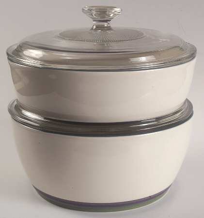 Mountain Shadow 4-Piece Bakeware Set (2 Bakers with Lids)