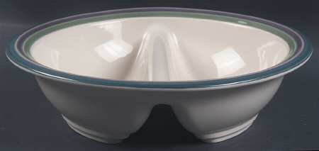 Mountain Shadow 11" Round Divided Vegetable Bowl by Pfaltzgraff