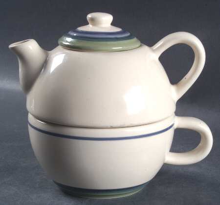 Mountain Shadow Individual Teapot & Lid with Cup