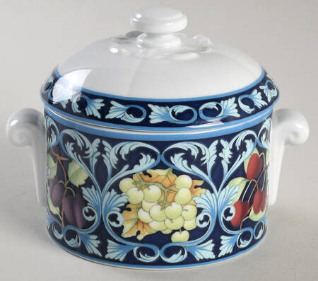 Napoli (Porcelain) Sugar Bowl & Lid