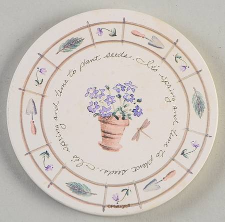 Naturewood Cork Back Round Coaster by Pfaltzgraff