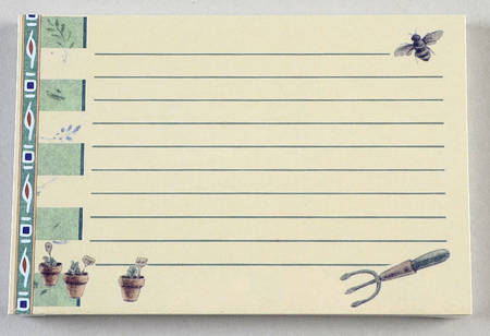 Naturewood (Set of 36) Paper Recipe Cards