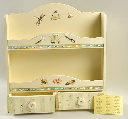 Naturewood Wood Rack for Spice Jar Set