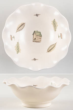 Naturewood 6" Ruffled Bowl