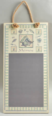 Naturewood Hanging Chalk Memo Board