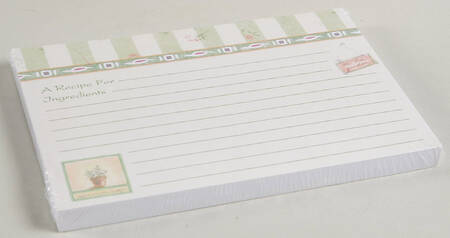 Naturewood 4" X 6" Paper Recipe Card - Set of 40