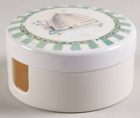 Naturewood Plastic Coaster Holder & Lid (For - Set of 6)