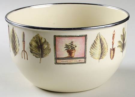Naturewood 7" Metal Bowl