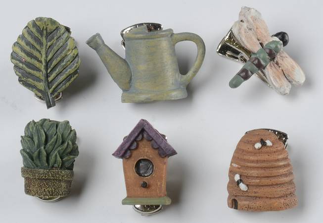 Naturewood (Set of 6) Motif Drink Clips