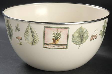 Naturewood 9" Metal Mixing Bowl