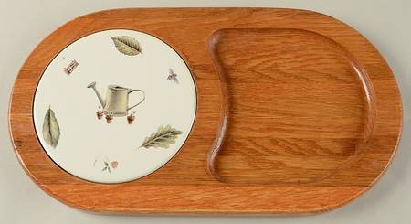 Naturewood Cheese & Cracker-Oval Wood Tray by Pfaltzgraff