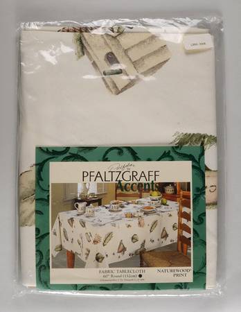 Naturewood 60" Round Tablecloth