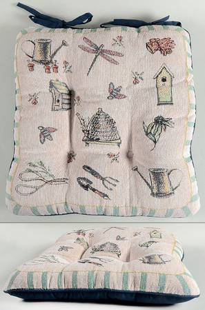 Naturewood Dining Chair Pad W/Ties