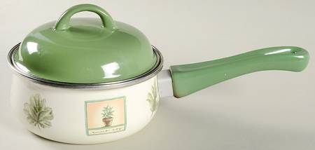 Naturewood 1.0 Quart Metal Covered Saucepan