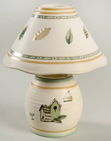 Naturewood Votive Lamp & Shade