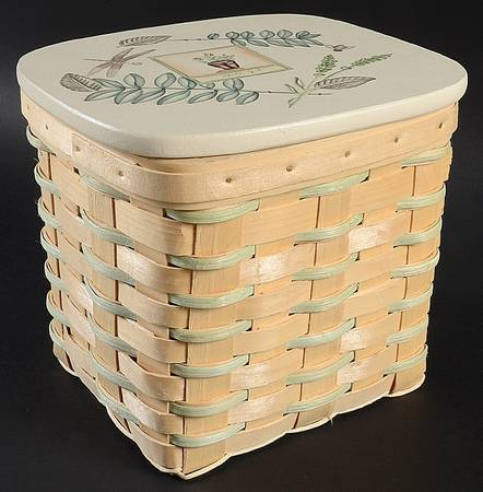 Naturewood Wicker Basket & Wood Lid