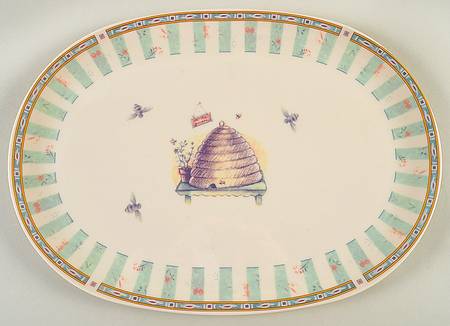 Naturewood 15" Melamine Oval Serving Platter