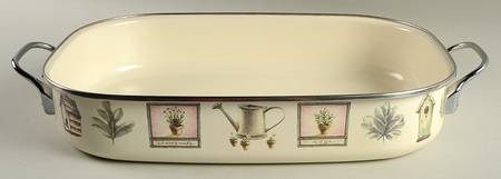 Naturewood 16" Metal Rectangular Roaster