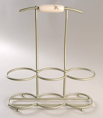 Naturewood Flatware Caddy-3 Holder/Metal Caddy Only