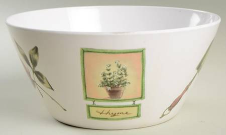 Naturewood 10" Large Melamine Salad Serving Bowl