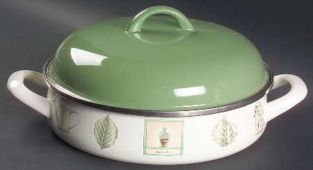 Naturewood 3 Quart Metal Covered Casserole