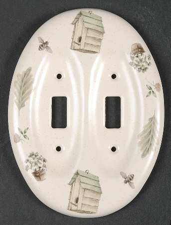 Naturewood Double Light Switch Cover