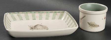 Naturewood Individual Dipper Set (Bowl and Tray)