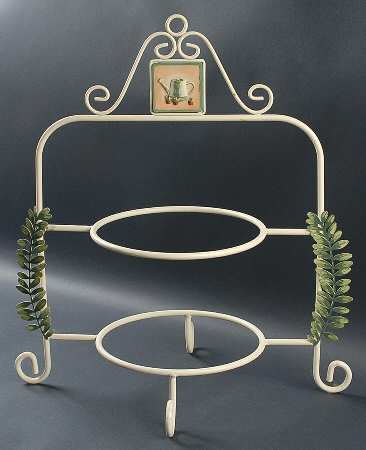 Naturewood 2 Tier Metal Plate Holder