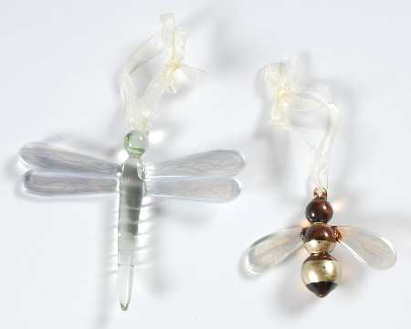 Naturewood (2 Piece) Glass Ornament Set
