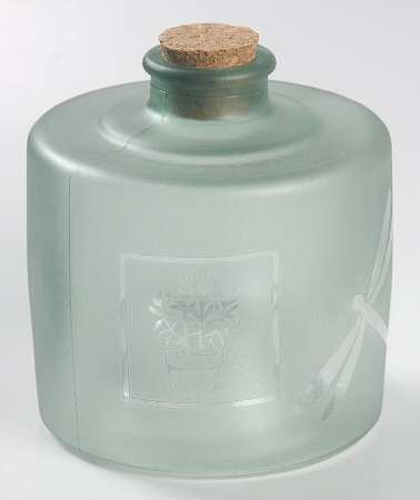 Naturewood Glassware Stackable Cruet with Cork, Middle