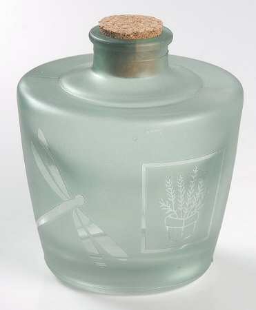 Naturewood Glassware Stackable Cruet W/Cork Stopper, Bottom