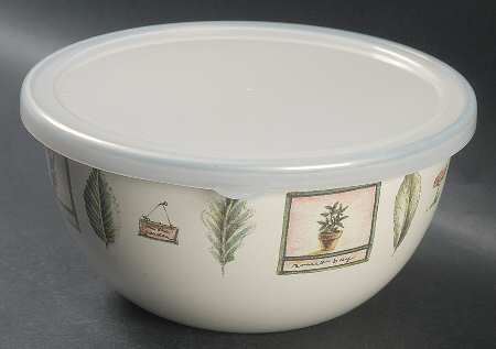 Naturewood 6" Metal Mixing Bowl & Plastic Lid