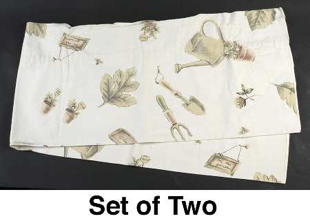 Naturewood Valance Curtain Pair 60" x 15"