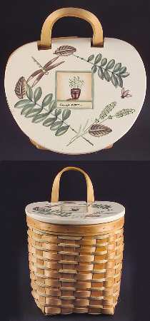 Naturewood Hanging Wicker Basket W/Lid
