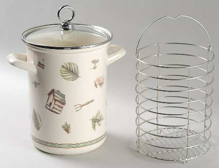 Naturewood Asparagus Pot & Lid with Metal Steamer